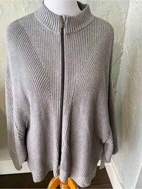 Lululemon gray cape style cardigan sweater